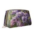 thumbnail image 2 of Gaeub Lilacs Teapot Scenic Painting Printed Travel Cosmetic Bag,Makeup Bag, Large Capacity Toiletry Bag for Women, Portable Pouch Make Up Organizer with Zipper and Divider, 2 of 8