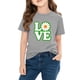 thumbnail image 4 of TaTaai School Season Cute Print Short Sleeve T-Shirt, Valentine's Day Casual Top, Unisex All Season Graphic Tee Gift, 4 of 8