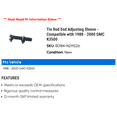 thumbnail image 2 of Tie Rod End Adjusting Sleeve - Compatible with 1988 - 2000 GMC K3500 1989 1990 1991 1992 1993 1994 1995 1996 1997 1998 1999, 2 of 2