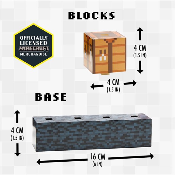 Block Building Light - LED Night Lamp for Boys, Gaming Room Decor & Gifts