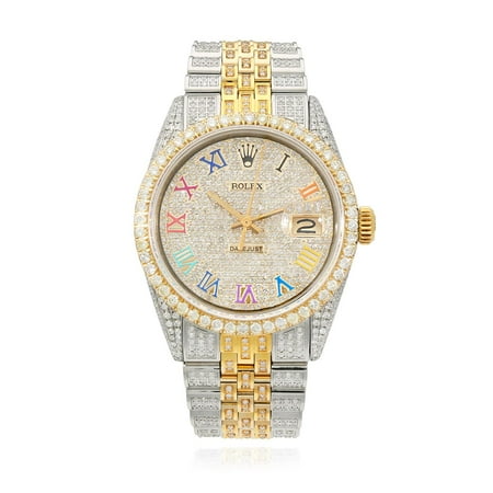Rolex by Rolex Unisex Stainless Steel Jubilee Strap Wristwatch, Two-Tone (Datejust)