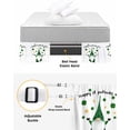 thumbnail image 3 of St. Patrick's Day Bed Skirt Cal King 16 Inch Drop, Wrap Around Bed Skirts, Spring Lucky Gnomes Shamrocks Grass Elastic Bedskirt Pleated Bed Frame Cover Luxurious Dust Ruffle for Cal King Bed, 3 of 6