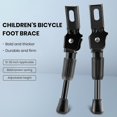 thumbnail image 2 of Childrens Bike Foot Support Adjustable Easy Install Sturdy Waterproof Fun Parking Stand For Kids Bike, 2 of 5