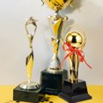 thumbnail image 2 of Miangastore Metal Golden Trophy Student Kids Creative Award Trophy Reward for Competitions, 2 of 8