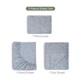 thumbnail image 3 of Martex Restore Cooling Bed Sheet Set, Twin, Charcoal, 3 of 7