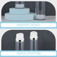 thumbnail image 3 of Raindrops 4Ud Contenedores Recargables Transparentes Para Cremas Y Lociones, 3 of 8