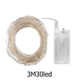 thumbnail image 4 of FLhrweasw Cadena Luces Alambre Cobre 3M Luces Hadas LED PVC para Globo Bobo (blanco Cálido), 4 of 9
