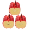 thumbnail image 2 of 18Pcs Pomme-Tranches Modèle Ornement Simulé Pomme-Tranche Décor Home Desktop Ornement, 2 of 6
