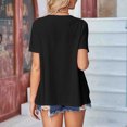 thumbnail image 5 of ATOYSOY Women's Short Sleeve Crochet Cardigan , Open Front Summer Eyelet Hollow Cardigan with Pockets Black L, 5 of 6