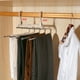 thumbnail image 5 of Pantalones de acero inoxidable Pantalones Pantalones Closet Ropa Espacio Ahorro Leggings Ropa Rack Accesorios Oficina Organizador Niños Khaki Eigraketly HA009618-01, 5 of 6