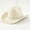 Beige, variant on HNMKIU Stylish Western Cowboy Fedora Hat For Adults Featuring Bohemian Rhinestone And A Classic Curved Brim Pink,One Size