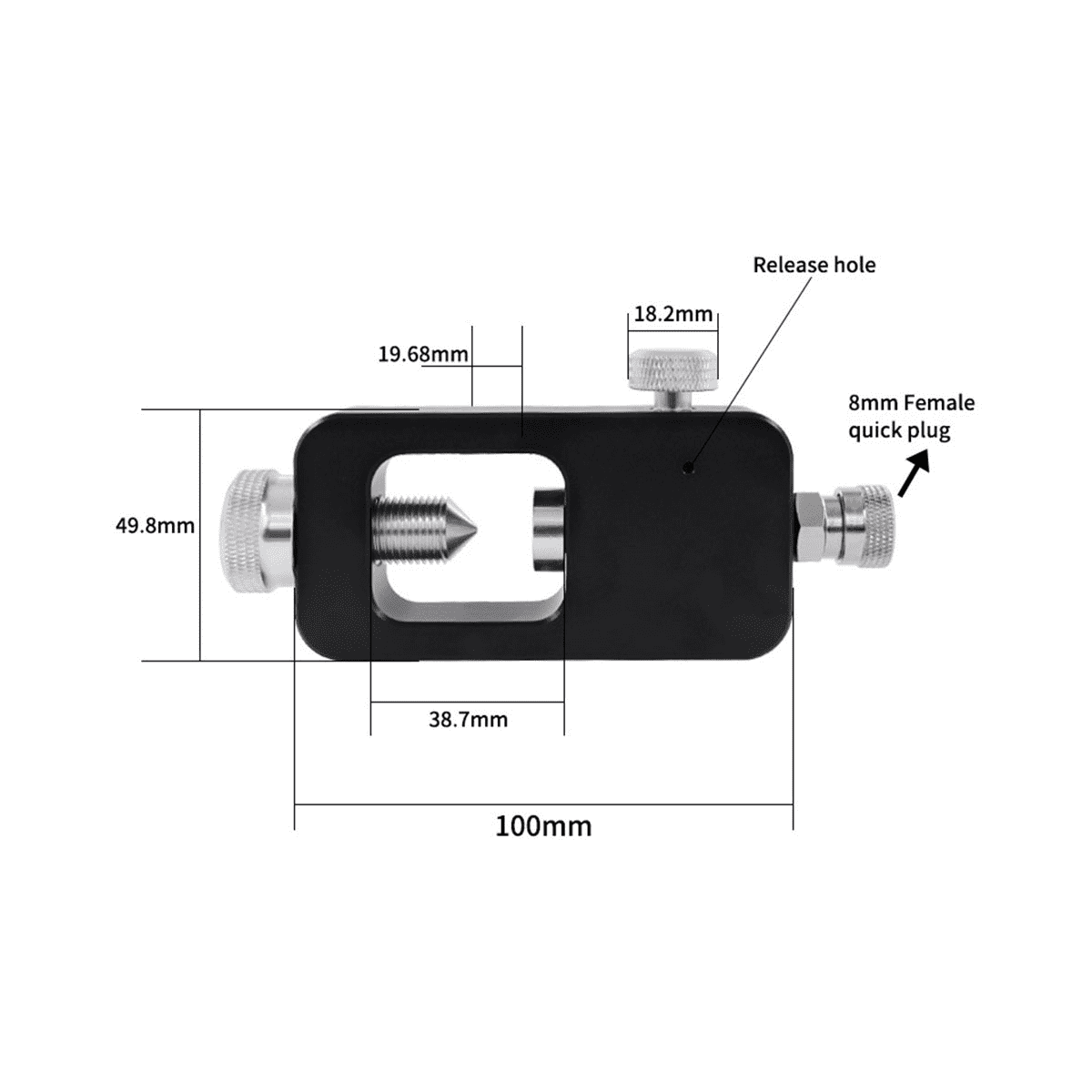 Scuba Diving Tank Refill Adapter for Oxygen Cylinder Oxygen Cylinder