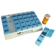 e-Pill 4 Times a Day x 7 Day Large Weekly Pill Organizer