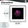 thumbnail image 3 of Purple Dahlia Dark Contemporary Gray Framed Print Under Glass, design by Brian Carson Photography, 3 of 10