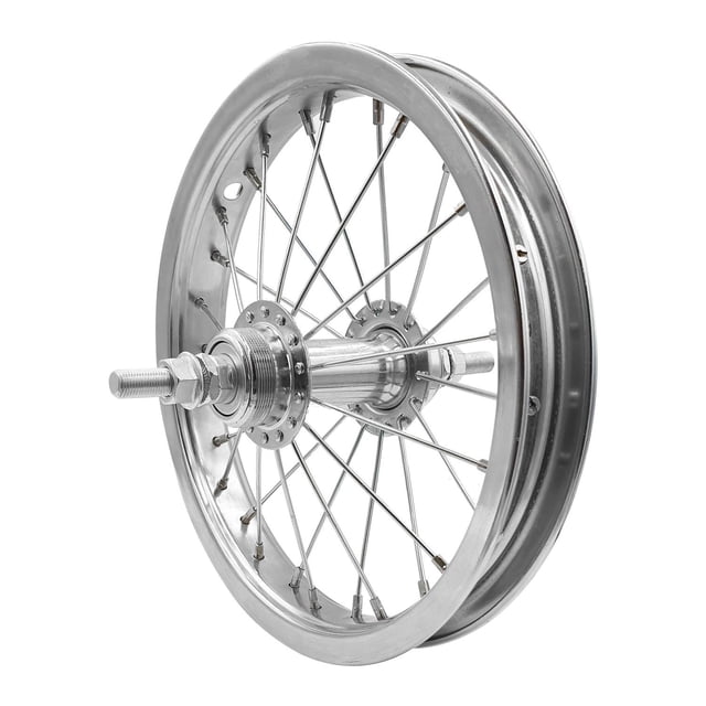 Rin completo bicicleta R12 28H Infantil cromado plateado Bicimex