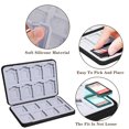 thumbnail image 5 of Vaupan Game Card Box Switch Game Case with Card Storage Box, Portable Switch Game Card Case with 16 Large Card Slots and 16 Small Micro SD Card Slots, Hard Shell, Soft Silicone Lining (Black), 5 of 7