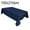 Navy Blue, variant on Unique Bargains Rectangle Tablecloth Washable Polyester Table Protector Black 63" x 55"