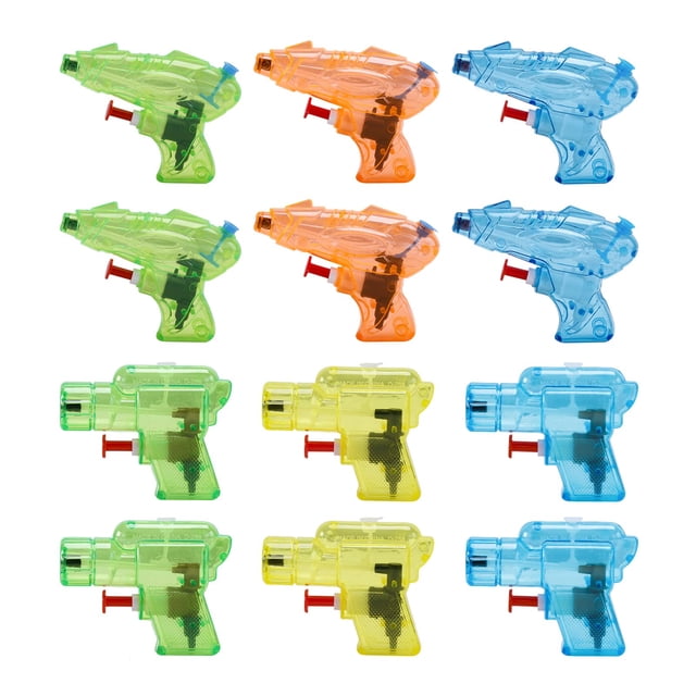 Pistola de agua CleverZone, 12 paquetes para niños, regalo de fiesta de verano