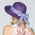 thumbnail image 3 of NOKIO Women's Bowknot Beach Sun Hat Foldable Fisherman Hat Summer Sunshade Women's Sun Hat Women Church Dress Wedding Party Bucket Hat, 3 of 8