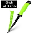 thumbnail image 2 of Myvit Fillet Knife Professional Fishing Boning Knife with Sheath for Meat Steak Mutton Chop Cutting Slicing,Stainless Steel Scraping Coating Blade with Self-locking Buckle, 2 of 8