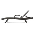 thumbnail image 4 of Euroco 2-Piece PE Rattan Foldable Backrest Chaise Lounge, Outdoor Pool Folding Recliners, Adjustable Patio Chairs, Brown, 4 of 17