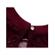 thumbnail image 5 of Vestido Bbonlinedress Hi Lo Vintage Burgundy para fiesta de bodas, 5 of 6