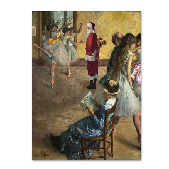 Trademark Fine Art 'Degas-The Dance Class' Canvas Art by Ed Wheeler