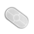 thumbnail image 2 of tamizeot Moule Ovale en Silicone pour sous-Verres Plateau Résine Argile Époxy Résine Support de Gâteau Plateau Résine sous-Verre 1Ensemble, 2 of 6
