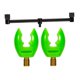 thumbnail image 1 of Soporte portátil para caña de pescar con soporte para poste de portería de pesca Buzz Bar Pod 31cm Silicona Verde, 1 of 9