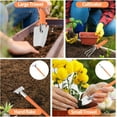 thumbnail image 3 of 11-Piece Gardening Tool Set with Carrying , Orange Garden Tools for Digging Planting Pruning, 3 of 6