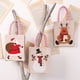 thumbnail image 3 of Bolsa de regalo de arpillera de 3 uds., bolsa de regalo de dulces para niños con bordado tridimensional, bolsa de mano de Papá Noel de Color creativo, 3 of 4