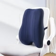 thumbnail image 3 of chaungfeng Office Chair Lumbar Cushion, Sedentary Foam Lumbar Cushion, Ergonomic Pillow for Tailbone Sciatica and Back Pain Relief, for Car Seat Gaming Chair 15.7x3.1x15.7 Inch, 3 of 6