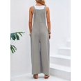 thumbnail image 2 of Combinaison Longue Sans Manches Boho, Combinaison Ample Décontractée avec Poches, Vêtements pour Femmes, 2 of 14