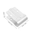 thumbnail image 2 of SEWCHICS 10Pcs Silver Greenhouse Connector Clamps Metal End Pipe Rail Clamps for Even Force Distribution, 2 of 6