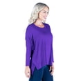 thumbnail image 2 of 24/7 Comfort Apparel Women's Oversized Long Sleeve Dolman Top, 2 of 4
