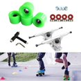 thumbnail image 3 of Cojinetes de soporte de soporte de puente de camión de monopatín instación de montaje, ajuste extremadamente apretado segurida Verde pteado DYNWAVEMX Ruedas De Camiones De Skate, 3 of 8