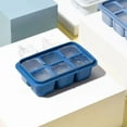 thumbnail image 4 of 6-Pack Ice Cubes Trays Mini Ice Ball Maker Square Ice Cube Moulds for Freezer with Lid - Multi-color, 4 of 9