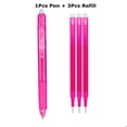 thumbnail image 1 of 0.7mm Magic Erasable Pen Press Gel Pen Set 8 Colors Erasable Refill Rod Gel Ink Stationery Retractable Pens Washable Handle Rod Pink-1pens-3refill, 1 of 6