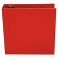 thumbnail image 4 of Economy Non-View Round Ring Binder, 3 Rings, 3" Capacity, 11 X 8.5, Red | Bundle of 10 Each, 4 of 6