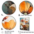 thumbnail image 3 of Designart "Impressionistic Twilight Of Coral And Orange Poppies" Poppies Floater Framed Canvas Art Print, 3 of 5