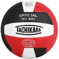 thumbnail image 1 of Voleibol Tachikara SV18S de cuero compuesto rojo/blanco/negro, 1 of 2