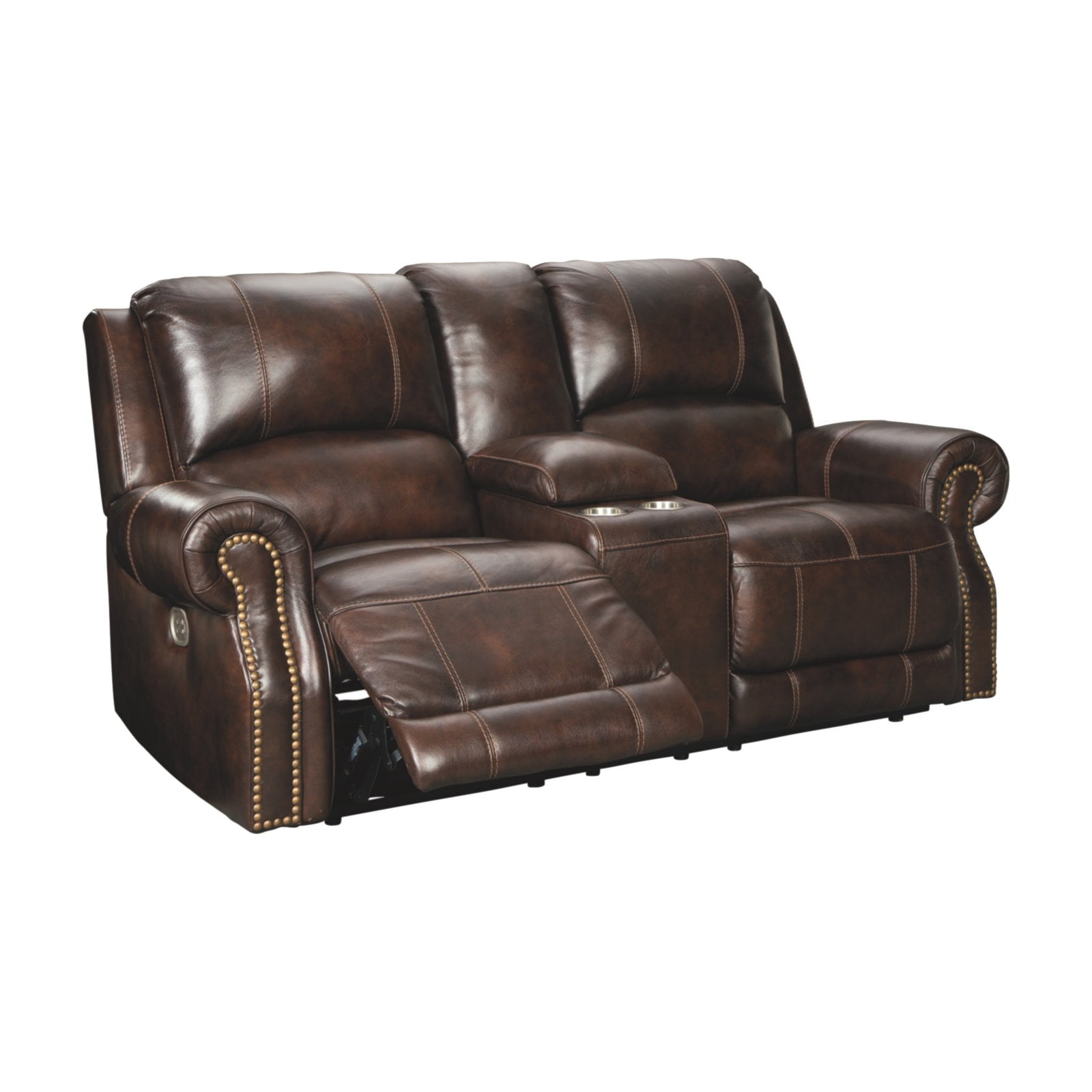 Signature Design by Ashley Buncrana Power Reclining Loveseat with