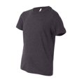 thumbnail image 1 of T-Shirt à Manches Courtes Col Rond pour Jeunes - Gris Foncé Chiné - Moyen, 1 of 1