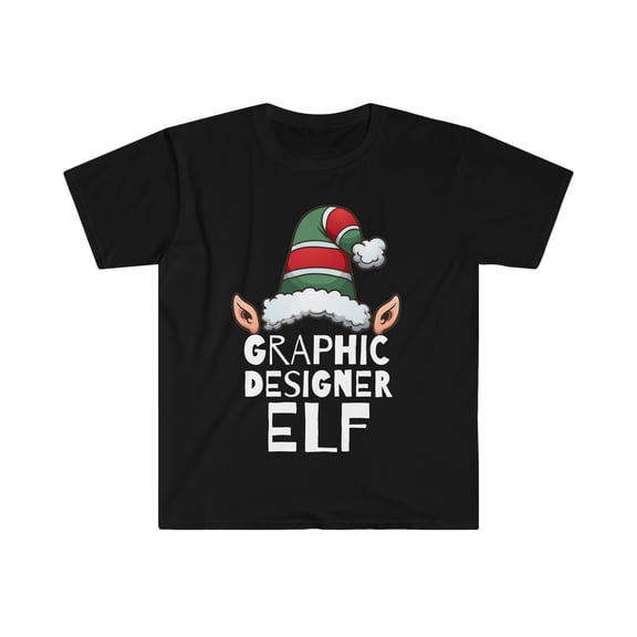Graphic Designer Elf Christmas Holidays Xmas Elves