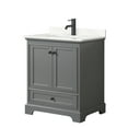 thumbnail image 2 of Wyndham Collection WCS202030SKGGTUNSMXX Deborah 30" Free Standing Single Basin Vanity Set, 2 of 6