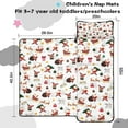 thumbnail image 5 of White Christmas Santa Pattern Toddler Nap Mats for Kids Preschool,50"x20" Sleeping Mat Bag or Kids,Toddler Sleeping Bag,Toddler Nap Mat or Daycare, 5 of 6