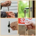 thumbnail image 2 of OULII 50Pcs Small Metal Rings Stainless Steel Silver DIY Crafts For Users, 2 of 8