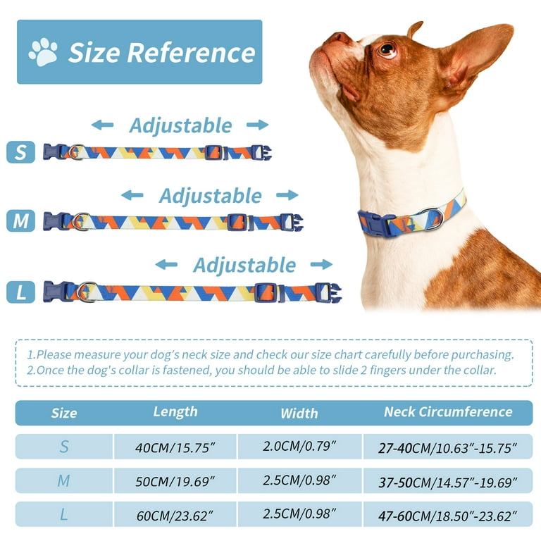 Geometric Pattern Pet Collar