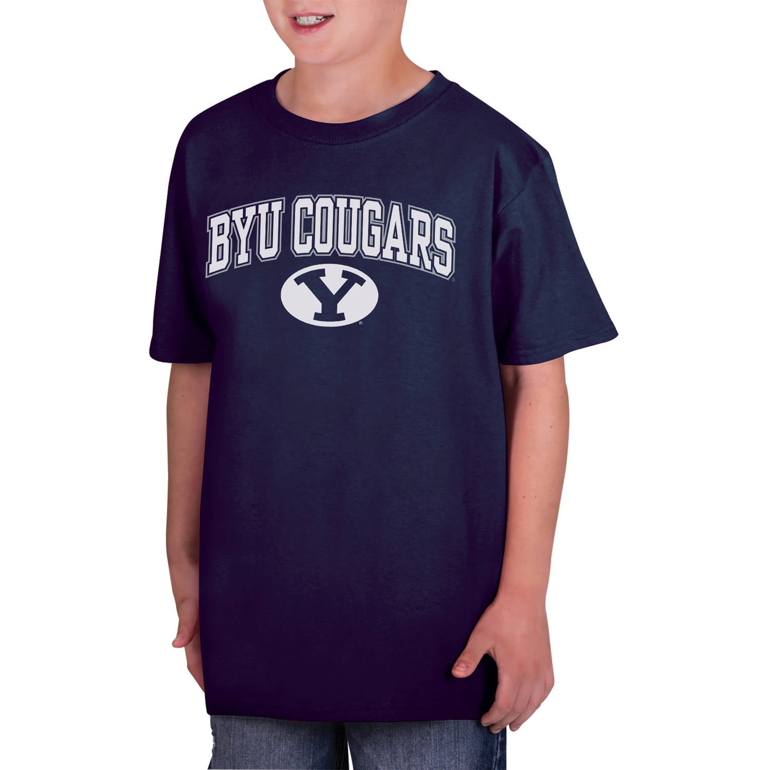 NCAA BYU Cougars Boys Classic Cotton T-Shirt - Walmart.com