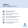 The Vellux Heavy Weight 12 Pound Weighted Navy Blanket